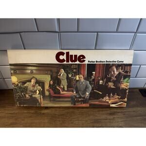 Vintage 1972 Parker Bros. Clue Game Complete
